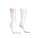 Pace High Socks - White / Sweet Pink